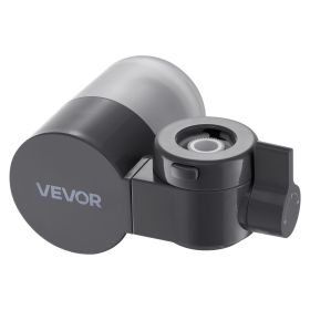 Faucet Mount Water Filter, Horizontal Water Purifier for Sink Tap, Carbon Fiber Filters, Removes Chlorine Lead with 1 Filter