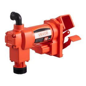 Fuel Transfer Pump 110V, 15 GPM 57 L/min, AC Electric Oil Transfer Pump, 8 ft/2.4 m Max Suction Lift, 37 ft/11.28 m Max Lift, Overheat Protection