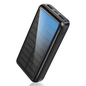 Portable Charger 30000mAh,Solar Power Bank USB-A&USB-C,Compact Power Bank Fast Charging for Mobile Phone,Compatible with Multi-devices, Christmas